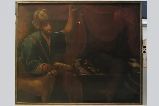 Turc și vânat. Pandant: Negru și vânat (în Reg. Inv.: Maur și vânat), by anonim