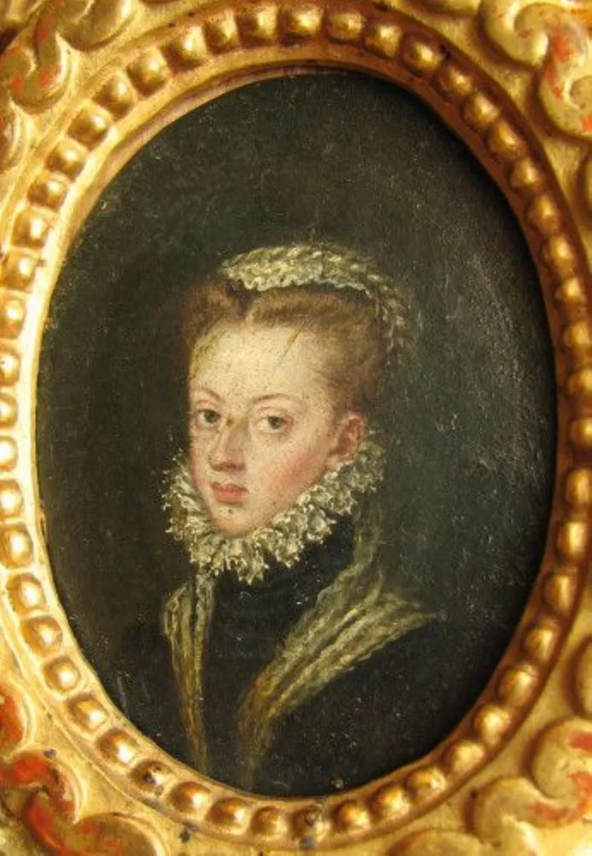 Anna de Austria, a IV-a soție a lui Felipe II, regele Spaniei, by anonim flamand, unspecified