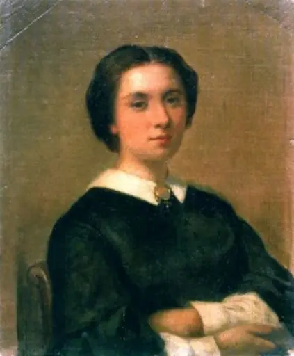 Portert de femeie cu brațele încrucișate, by anonim francez