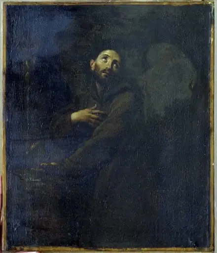 Sfântul Francisc în extaz, by anonim francez
