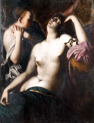 Cleopatra murind, by anonim italian