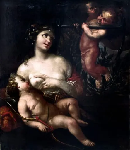 Venus Lactans, by anonim italian