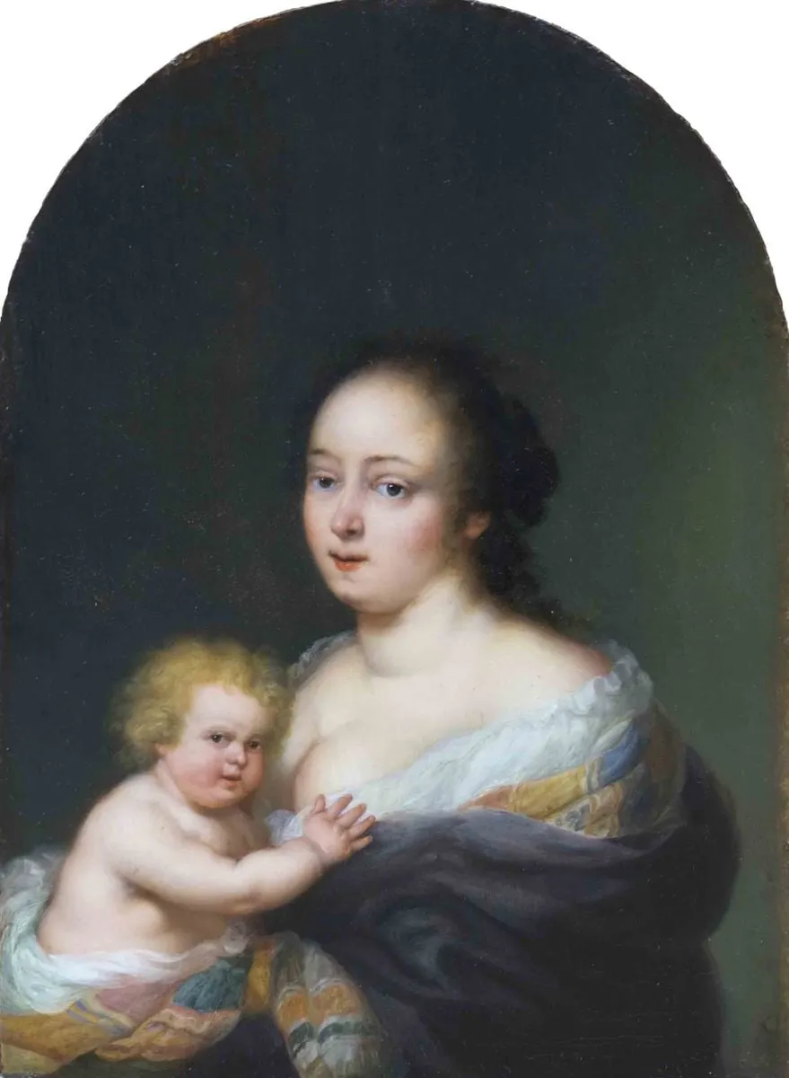Mamă și copil, by anonim olandez