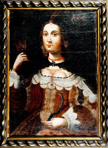 Portret de femeie, by anonim olandez