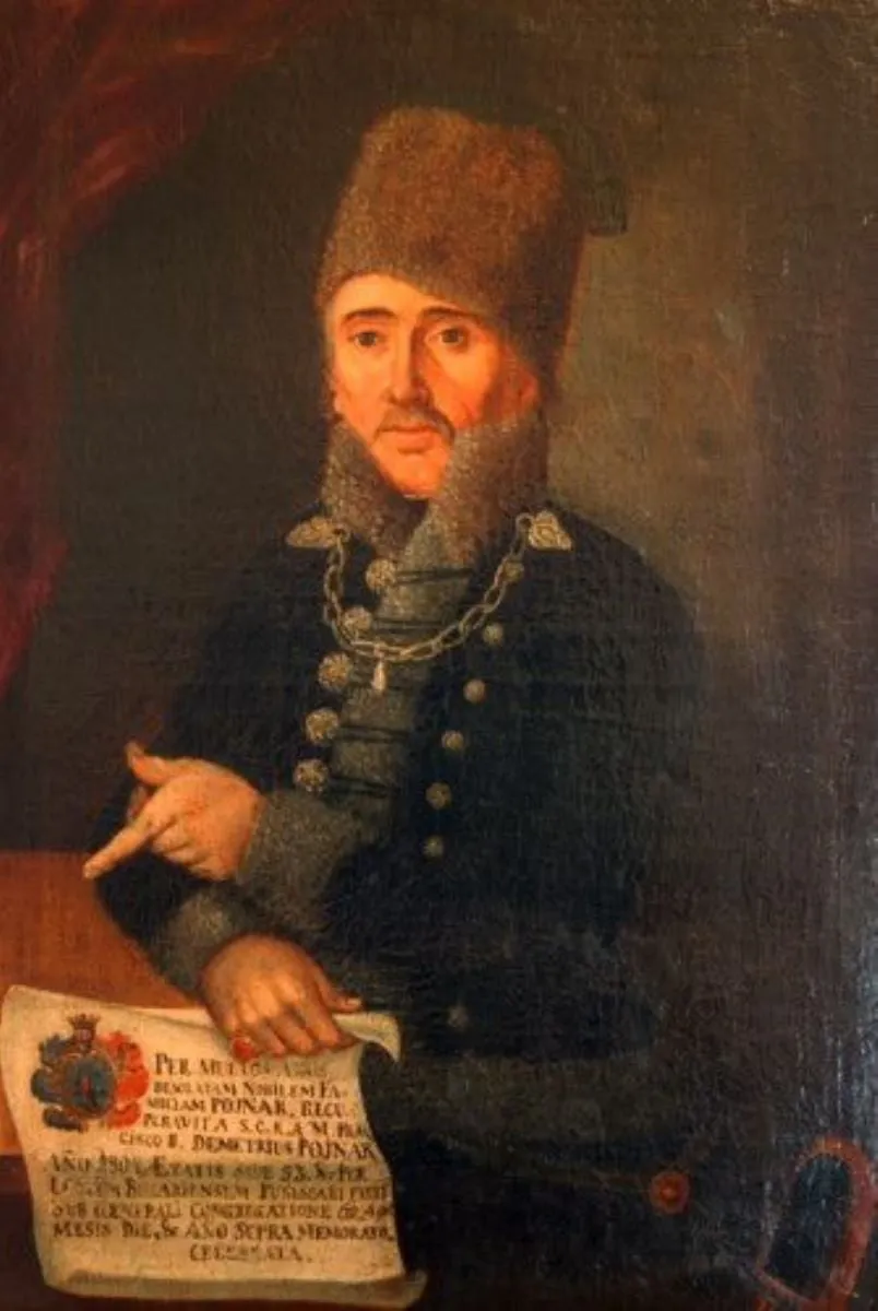Portretul nobilului Demetrius Poynar, by anonim transilvănean, unspecified, 1850