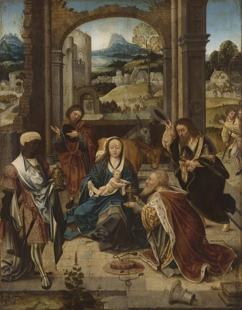 The Adoration of the Magi, by Anonymous Antwerp Mannerist