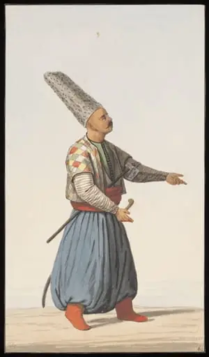 A Baltaci[?], or Palace guard, by Anonymous Greek artist