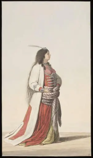 A female member of the Sultan's family, by Anonymous Greek artist