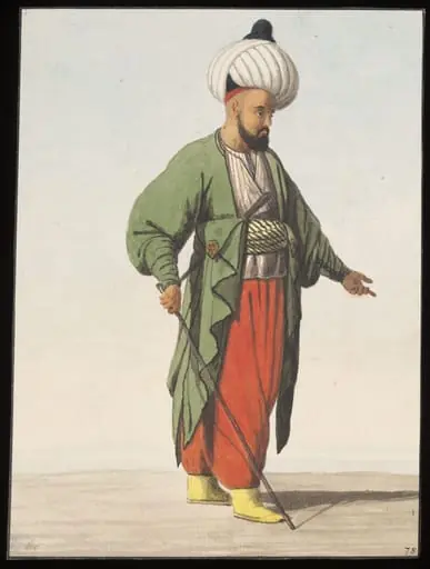 A Turkish official, by Anonymous Greek artist
