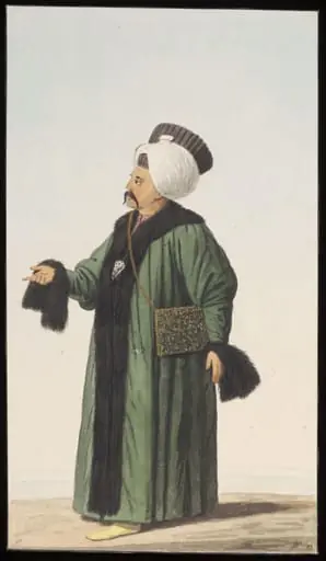 An Ottoman Official, perhaps the Sultan's private secretary,, by Anonymous Greek artist
