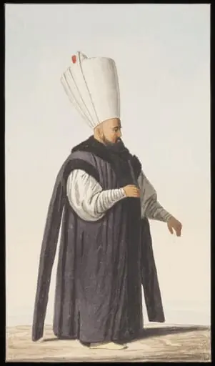 An unidentified Ottoman official, by Anonymous Greek artist