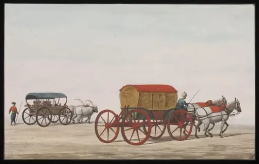 Arabas, or carriages, by Anonymous Greek artist