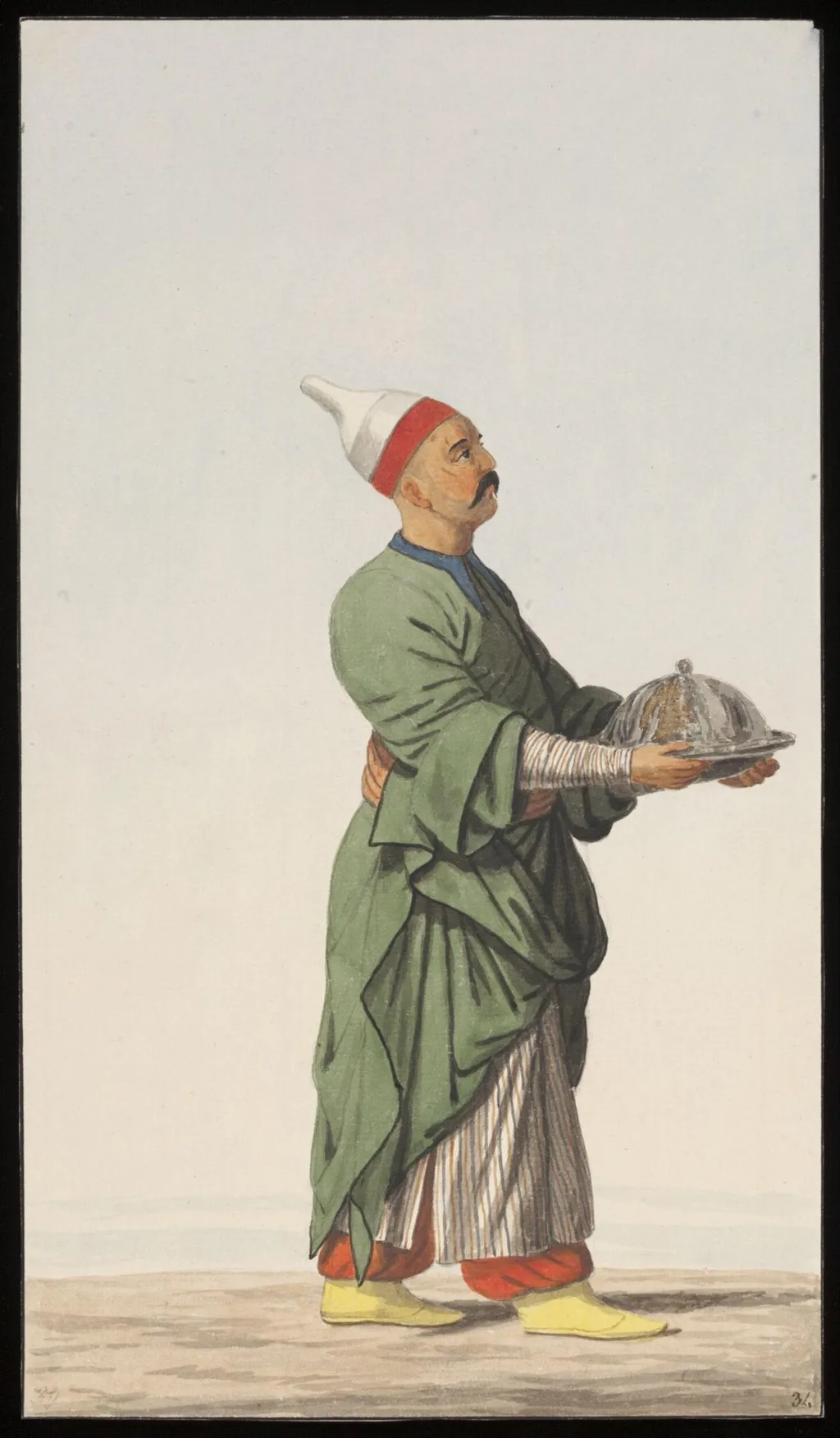 Saray Ekmekcisi, or Palace confectioner, by Anonymous Greek artist, watercolor, 1809