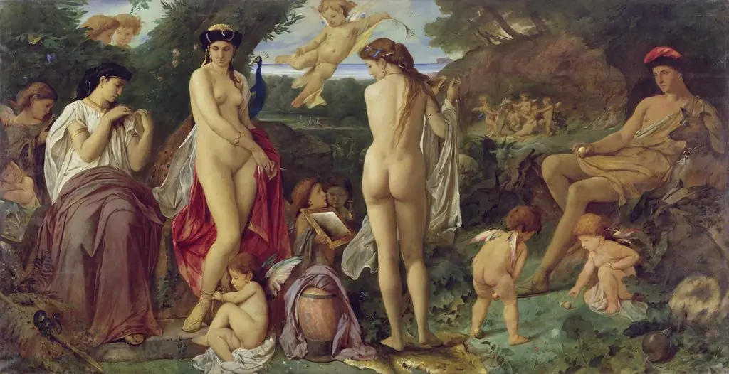 The Judgement of Paris, by Anselm Feuerbach
