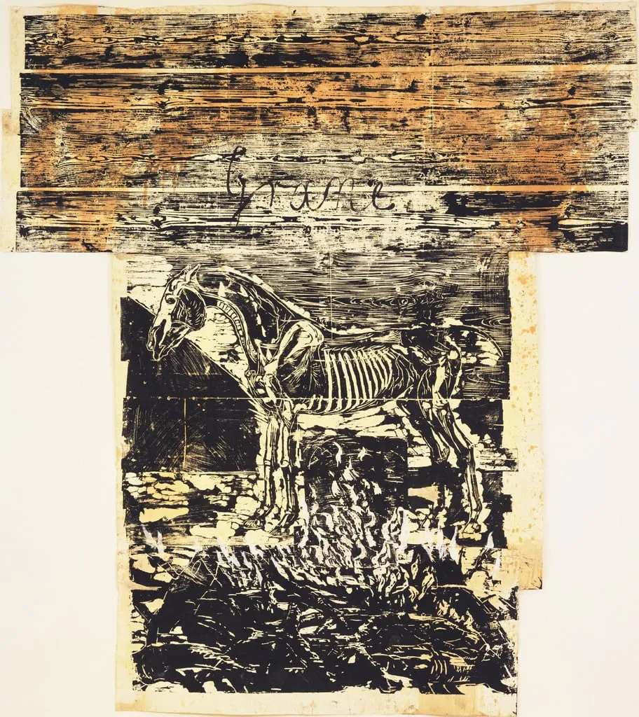 Untitled, by Anselm Kiefer, ink, 1986
