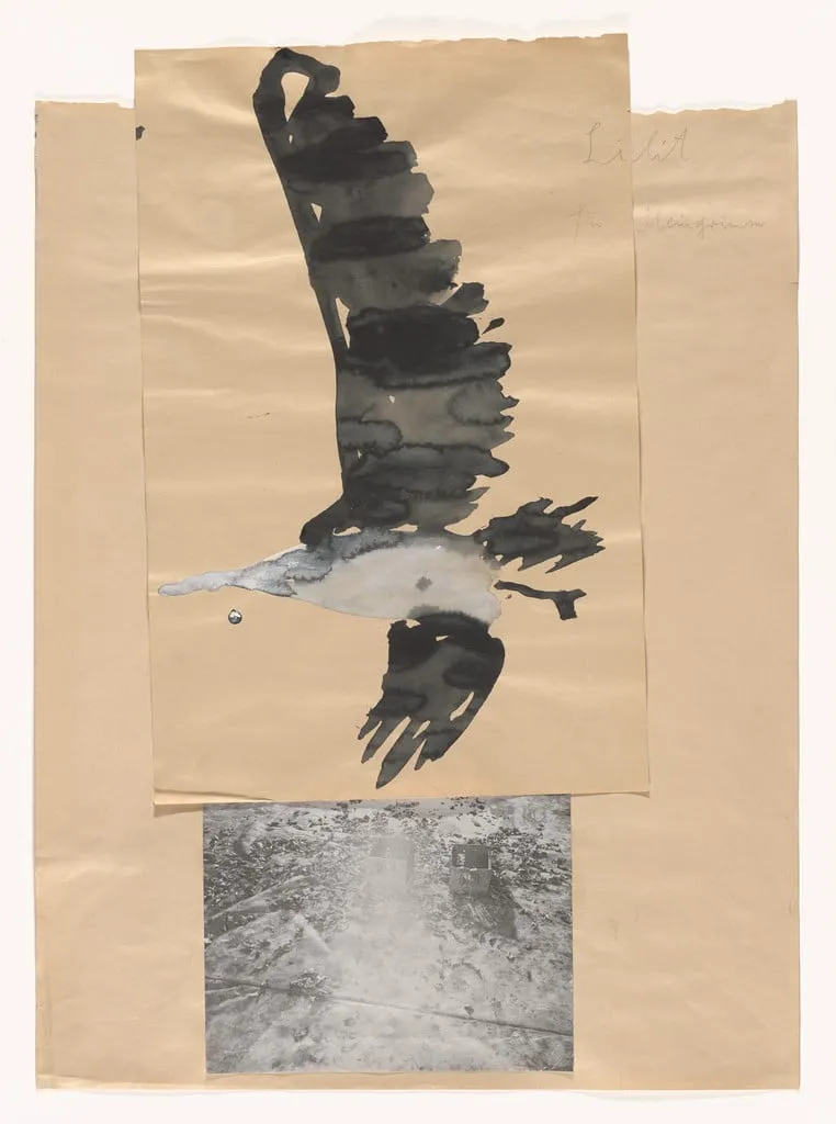 Untitled, by Anselm Kiefer, gouache, 1995