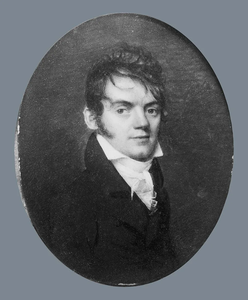 J. W. Gale, by Anson Dickinson, watercolor, 1807