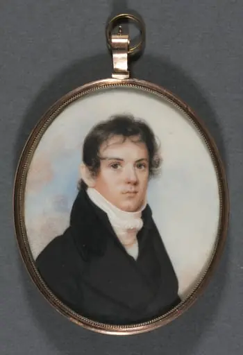Portrait of a Man, by Anson Dickinson