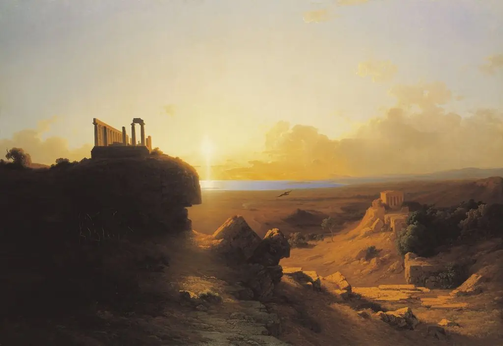 Italian Landscape, by Antal Ligeti