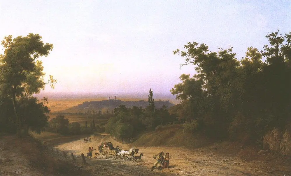 Mártonhegyi Road, by Antal Ligeti