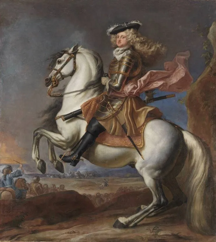 Kurfürst Johann Wilhelm zu Pferde, by Anthoni Schoonjans, unspecified, 1702