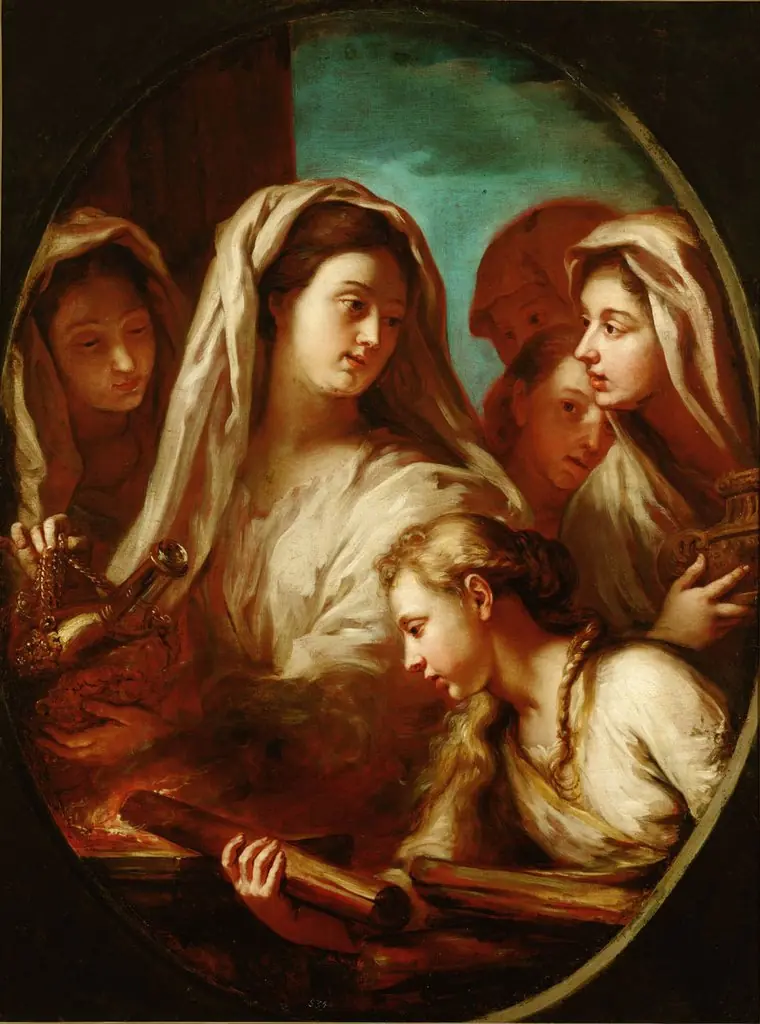 Vestal virgins, by Anthoni Schoonjans