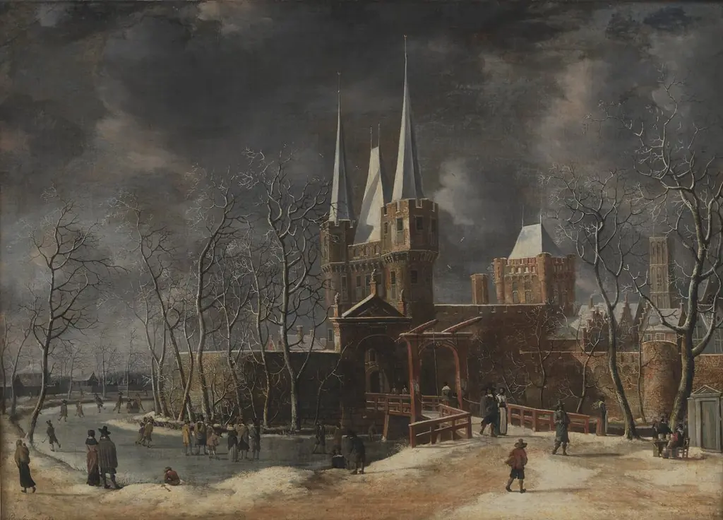 A Winter's Day outside a Dutch Town, by Anthonie Beerstraaten