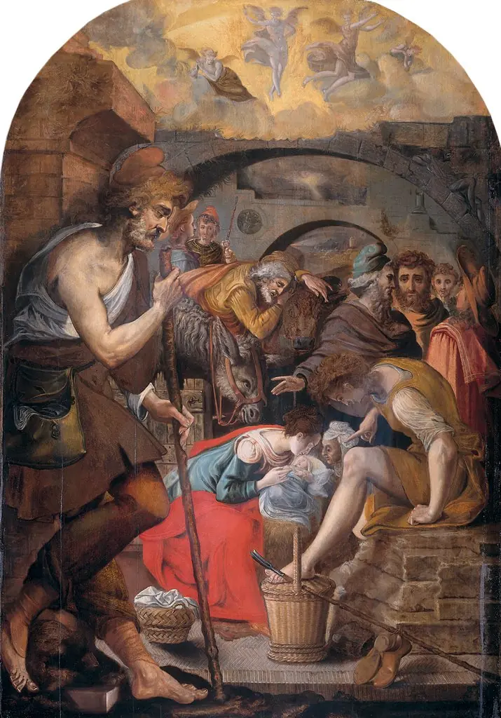 The Adoration of the Shepherds, by Anthonie Blocklandt van Montfoort