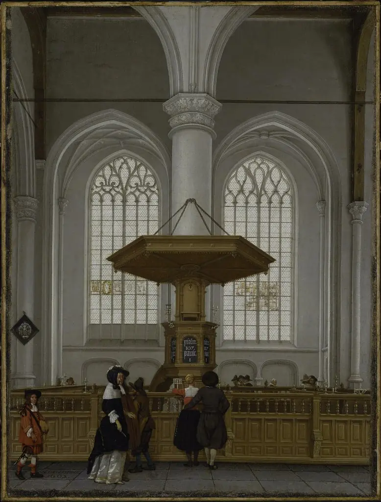 Interior of the Laurenskerk at Rotterdam, by Anthonie de Lorme