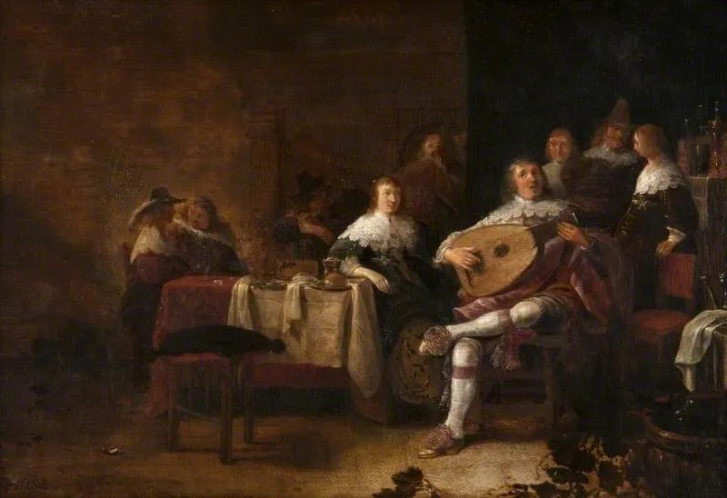 A Musical Party, by Anthonie Palamedesz, oil, 1647