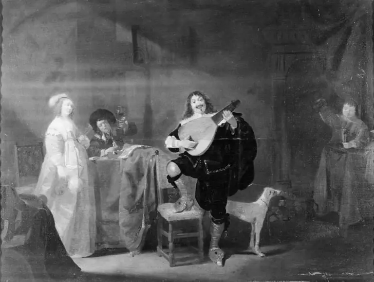 Guitar Player, by Anthonie Palamedesz