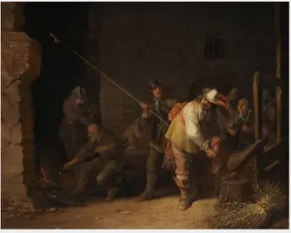 Interior of a Guardroom, by Anthonie Palamedesz, 1647