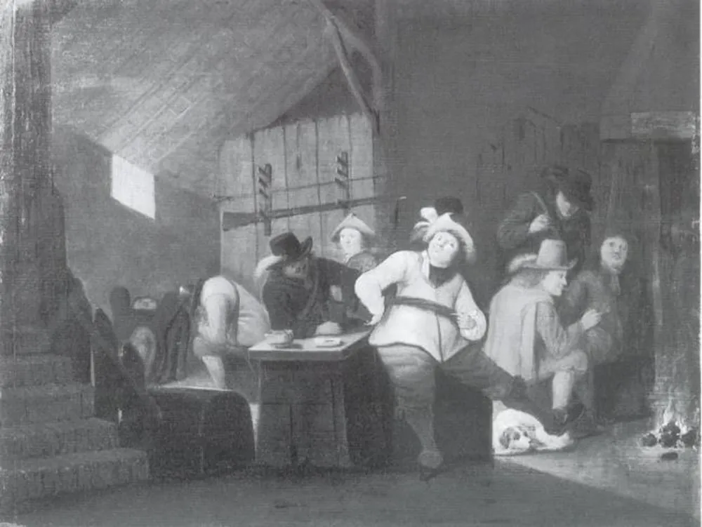 Soldiers Smoking, by Anthonie Palamedesz, oil, 1632