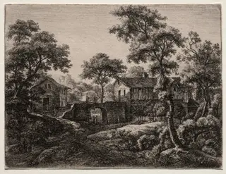 Twelve landscapes (H.95-106): The Gateway, by Anthonie Waterloo