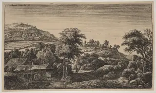 Watermill at the Foot of a Hill