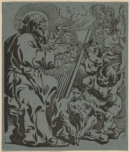 Saint Luke, by Anthonis Sallaert