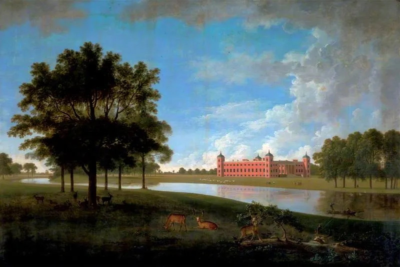View of Osterley Park from the East, by Anthony Devis, oil