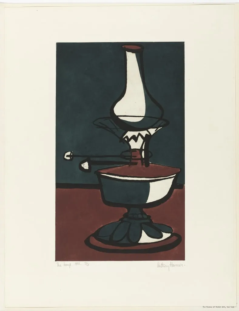 Untitled, by Anthony Harrison, ink, 1955