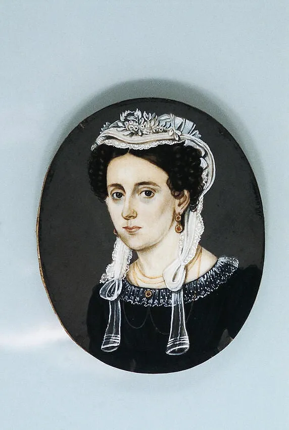 Portrait of a Lady, by Anthony Meucci, watercolor, 1827