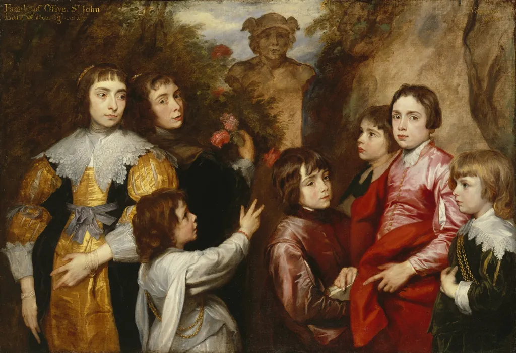 A Family Group, by Anthony van Dyck, oil, 1634