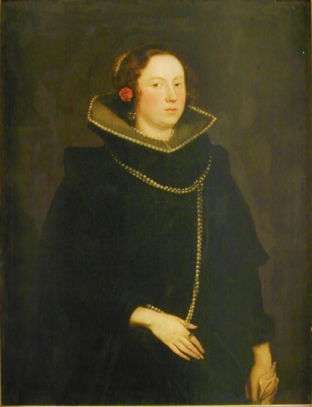 A Genoese Lady, by Anthony van Dyck, oil, 1625