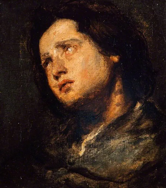 A Study of a Head, by Anthony van Dyck