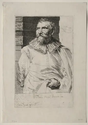 Adam van Noort, by Anthony van Dyck
