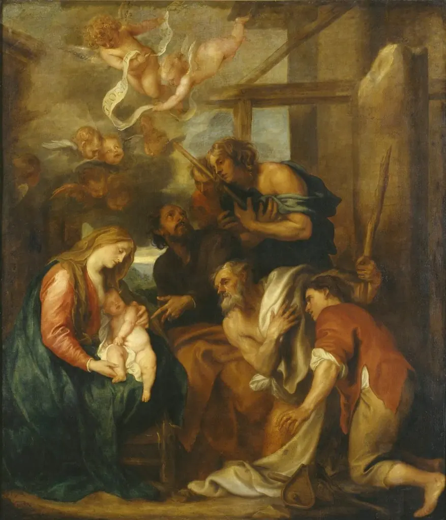 Adoration of the Shepherds, by Anthony van Dyck