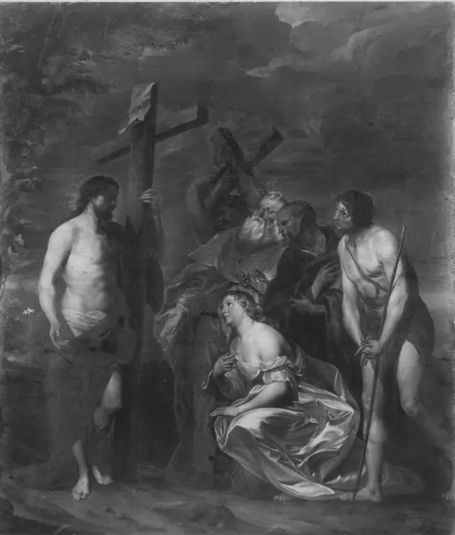 Christus und die büßende Magdalena, by Anthony van Dyck