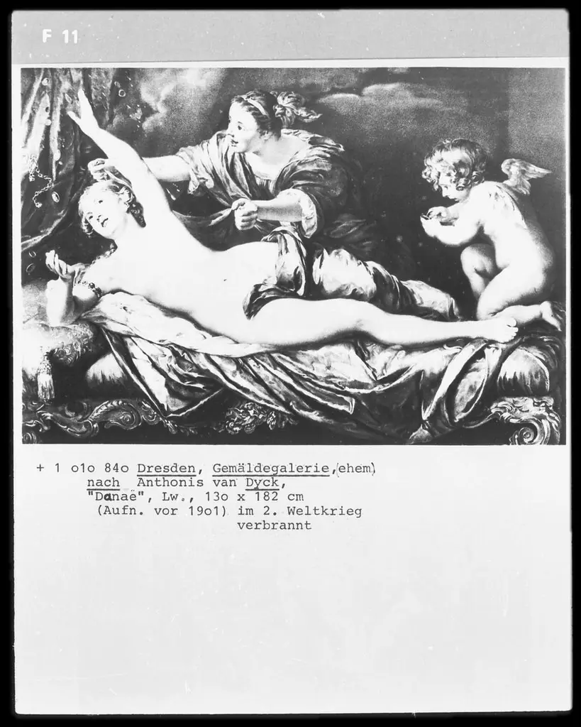 Danaë, by Anthony van Dyck, 1640