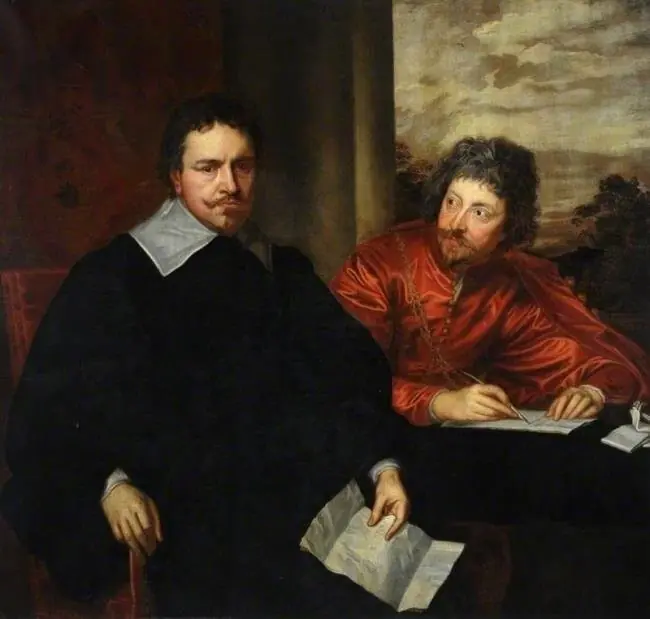 Double Portrait of Thomas Wentworth, 1st Earl of Strafford (1593-1641) with his secretary Sir Philip Mainwaring (1589-1661), by Anthony van Dyck, 1636