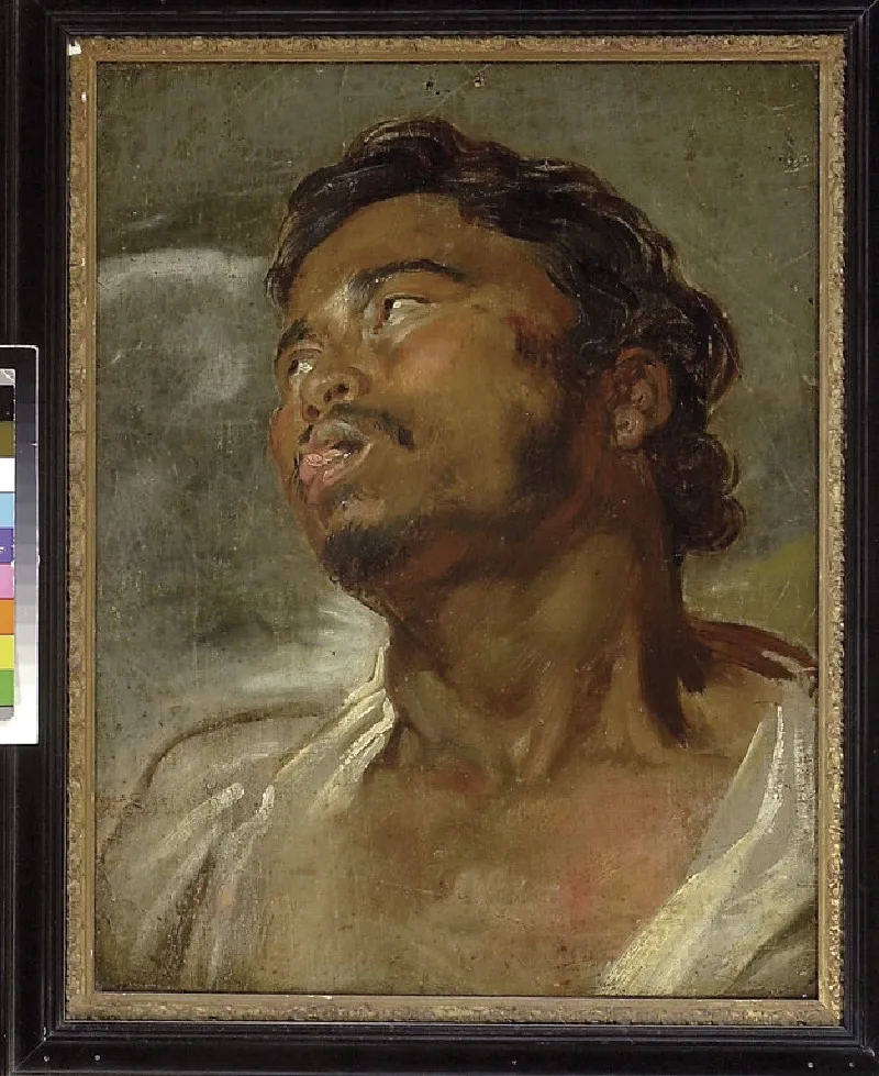 Head of a black Man, by Anthony van Dyck, oil, 1628