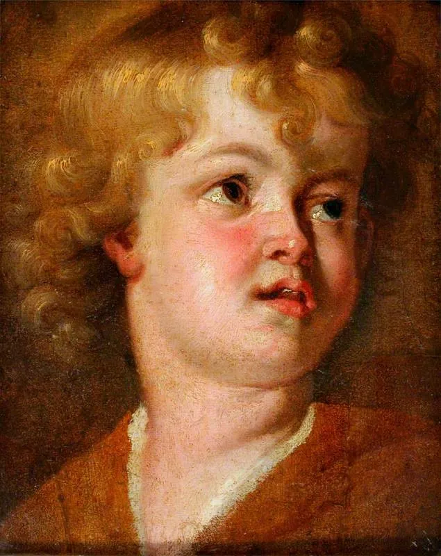 Head of a Youth, by Anthony van Dyck, oil, 1630