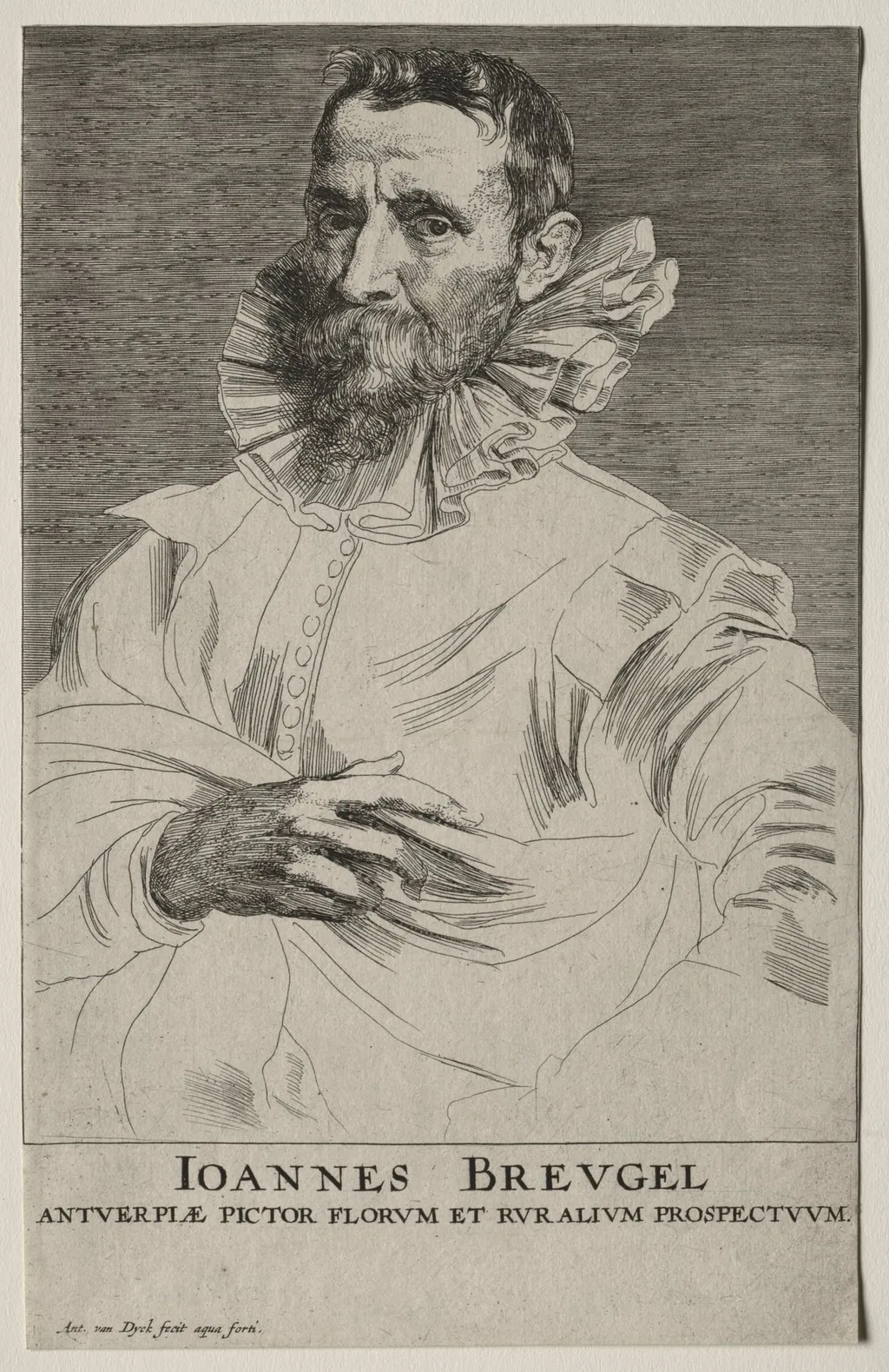 Jan Brueghel, by Anthony van Dyck, 1632
